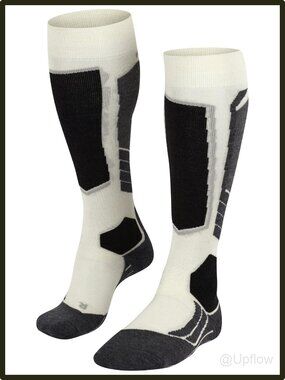 Women's Merino Wool Ski Socks Knee High Thermal Cushioned Anti Blister Teens